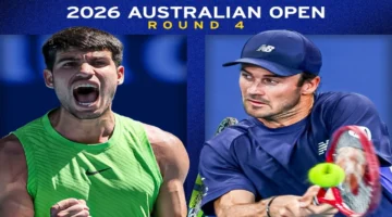 بث مباشر.. موعد مباراة ألكاراز وتومي بول في بطولة أستراليا المفتوحة 2026